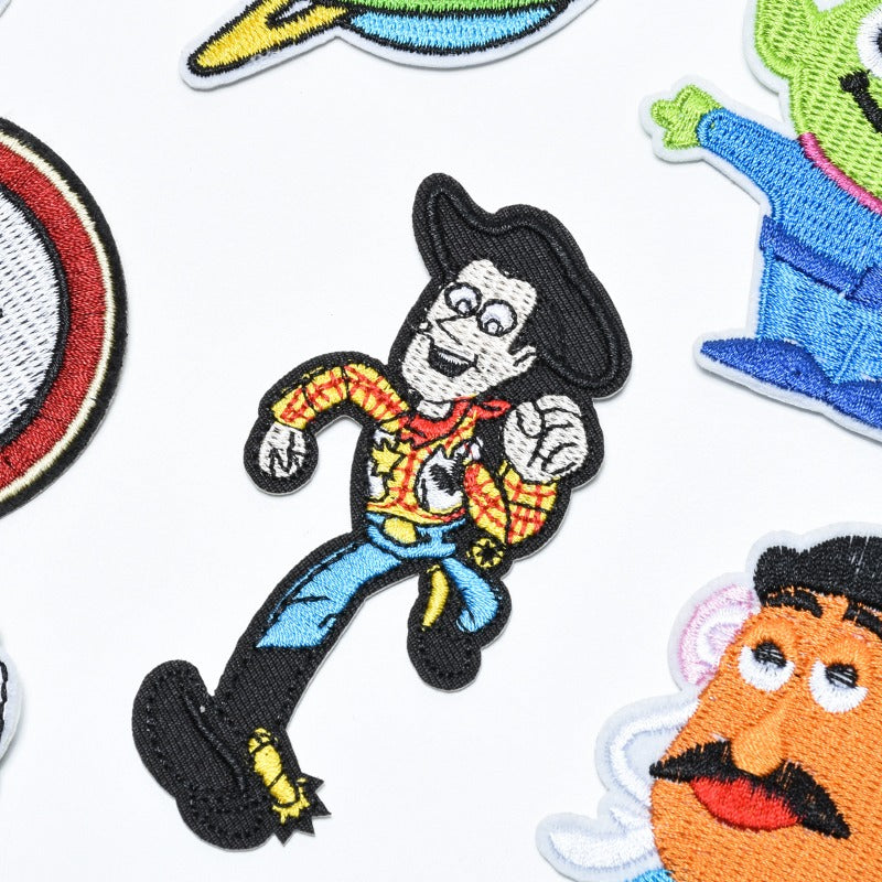 Wholesale DIY  Patch Cartoon Character Turtle Hat Clothes Decoration